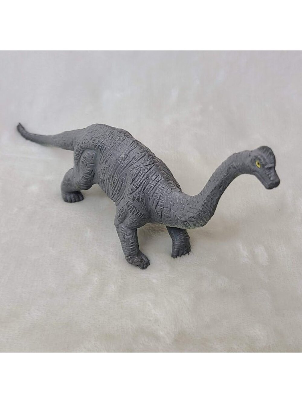 Brachiosaurus Dinosaur Figure 1995 Gray Plastic Toy Vintage - Picture 11 of 11